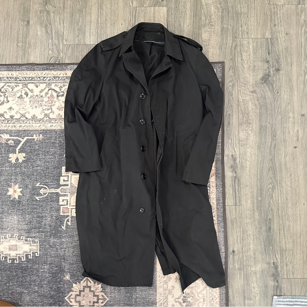 Classic Black Trench Coat